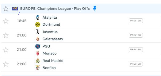 Sot mësohen katër skuadrat e fundit të 1/8 së finales në Champions